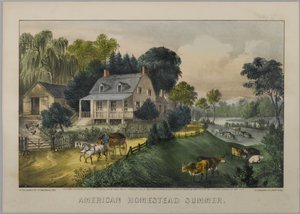 Fattoria americana in estate, 1868-69